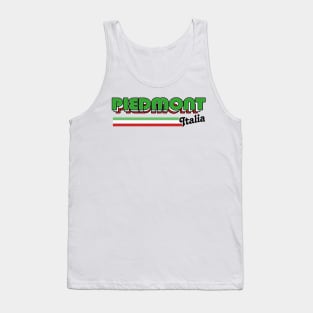 Piedmont / Piemonte - Retro Style Italian Region Design Tank Top